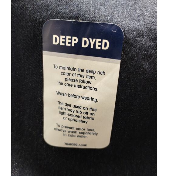 NWT Lee Womens Plus Size XXL Deep Dyed Dark Wash Pull-On Stretch High Rise Jeans - Picture 5 of 5